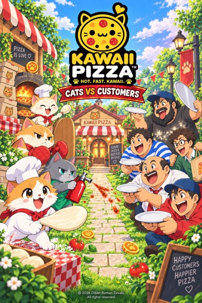 Kawaii Pizza™ — Cats vs Customers