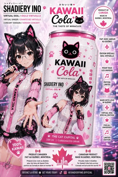 Virtual Idol · Visuel bilingue